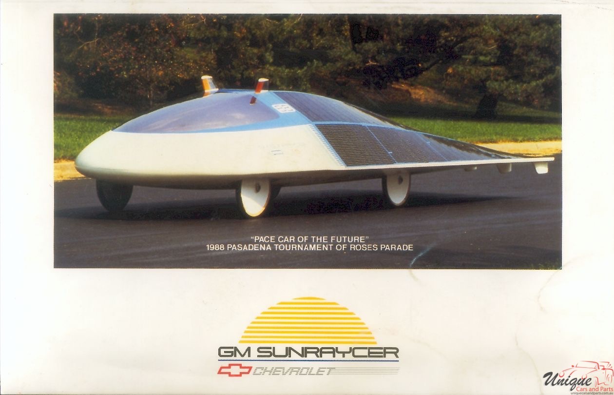 1987 GM Concepts Sunraycer Page 3